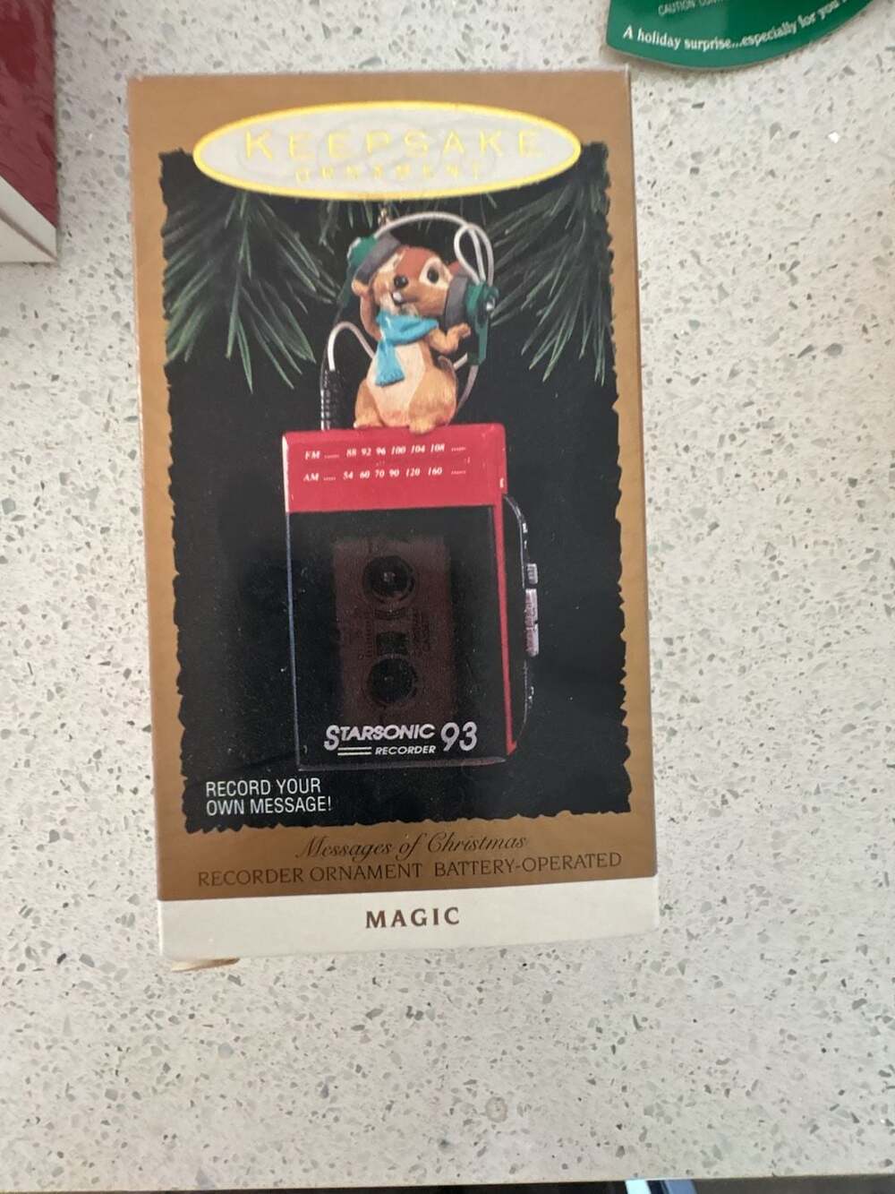 New Hallmark Keepsake Ornament 1993 Messages of Christmas Recorder Magic
Never b